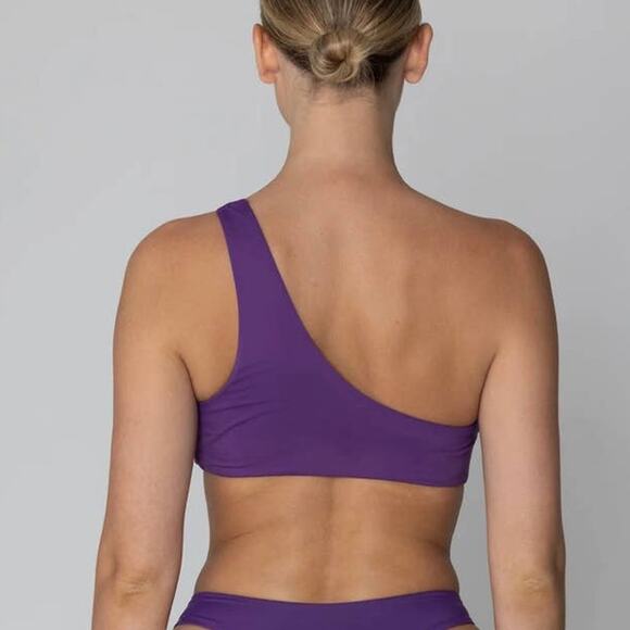 Selina Rae Swim Bikini Top The Aubrey Top in Grape Sz Large - Picture 2 of 11